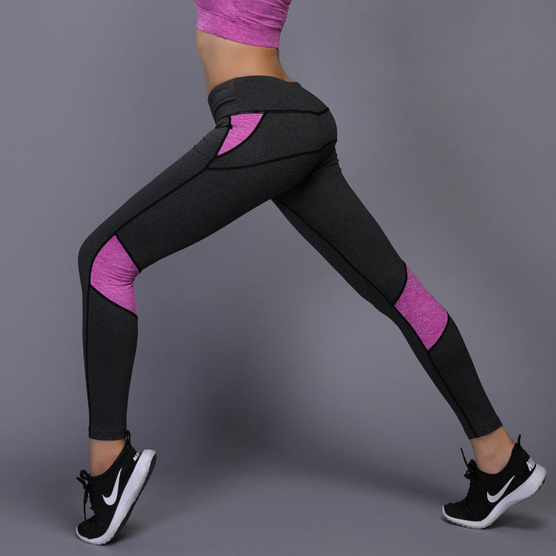 Athletic Mesh Panel Leggings