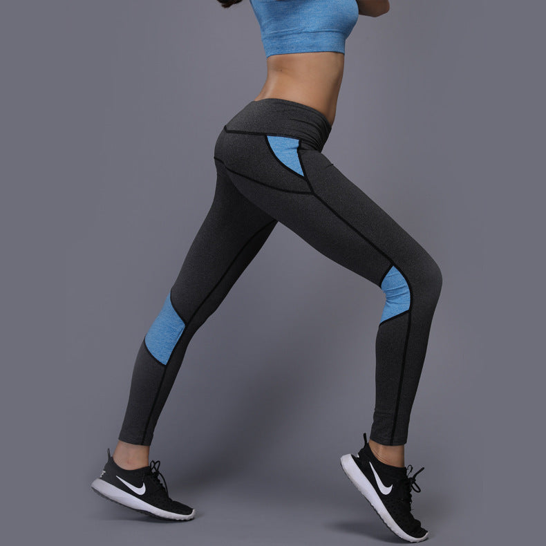 Athletic Mesh Panel Leggings