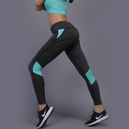 Athletic Mesh Panel Leggings