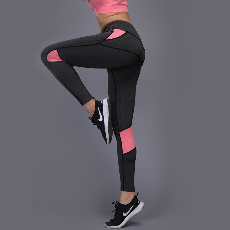 Athletic Mesh Panel Leggings